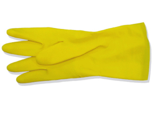 Перчатки латексные желт. M